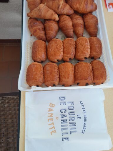 Livraison de viennoiserie des boulangeries de Saint Vallier